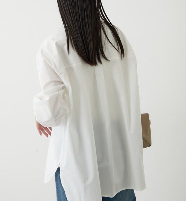  「ロゴ刺繍シャツ」|シャツ・ブラウス|