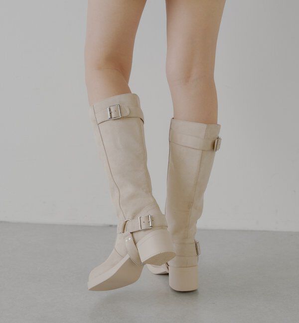  「2wayロング丈エンジニアブーツ」|ロングブーツ|