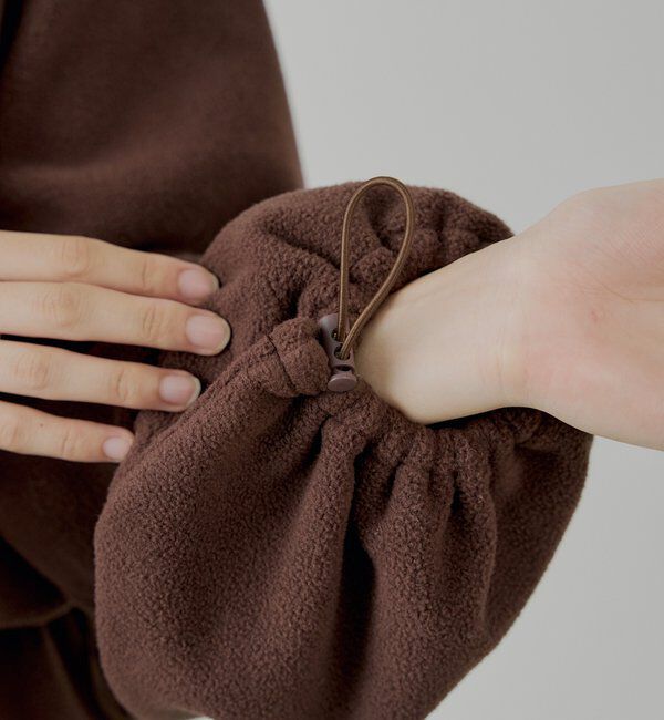  「ハーフジップフリースミニワンピース」|ワンピース|