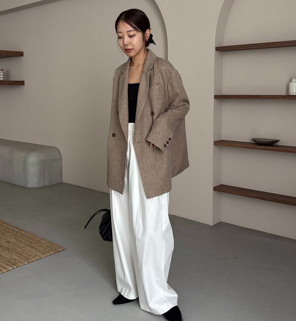  「【CAPRICIEUX LE'MAGE&times;nanacoコラボ】ツイードジャケット」|テーラードジャケット|