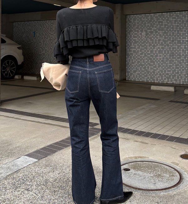  「【2WAYで着用可能】ベアフリルニット」|ニット・セーター|