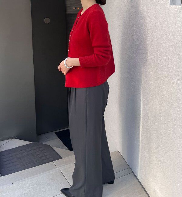  「ラクーンペプラムカーディガン」|カーディガン|