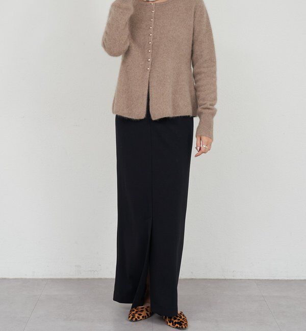  「ラクーンペプラムカーディガン」|カーディガン|