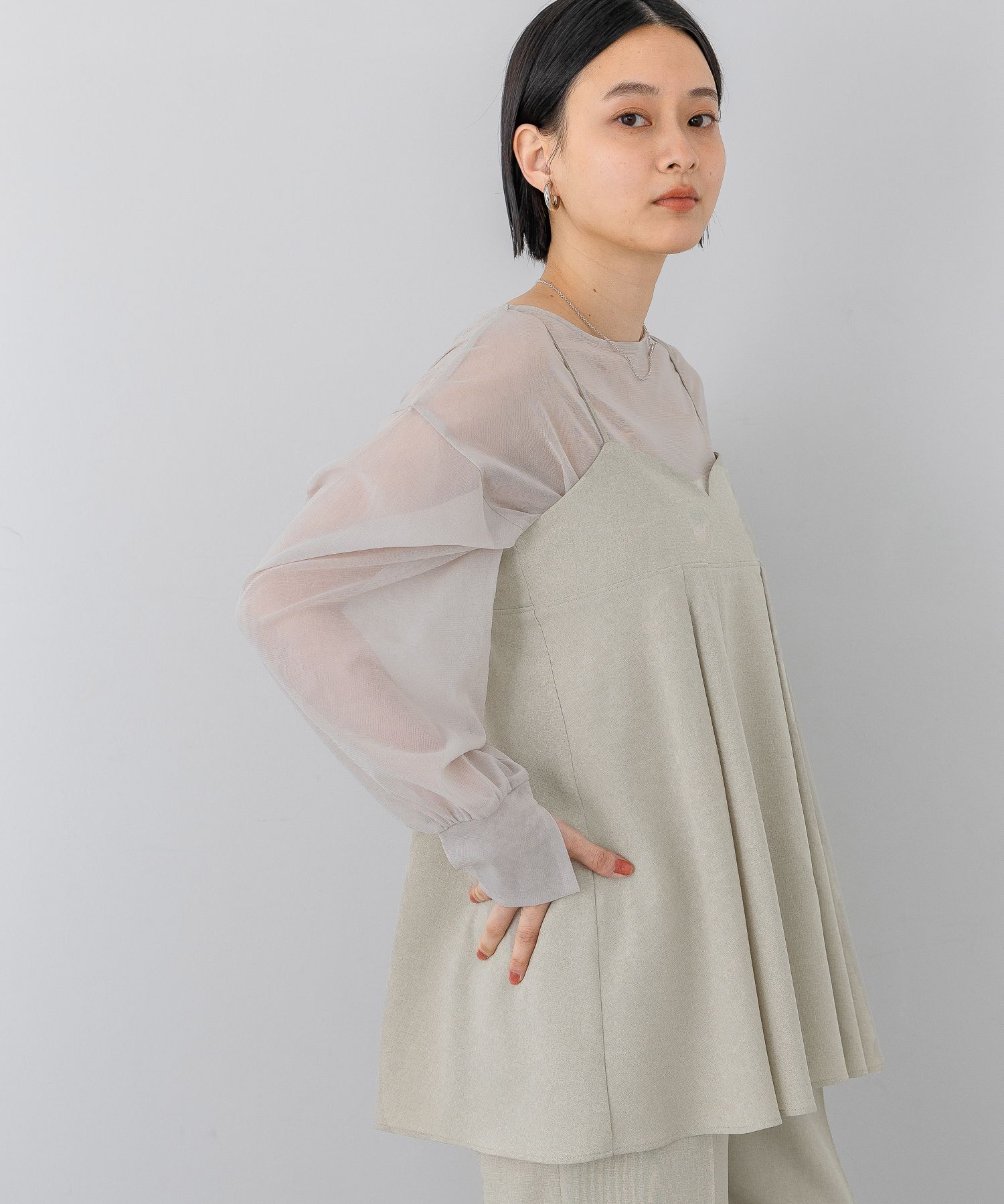 A part by 「リネンライクキャミソール」|キャミソール|