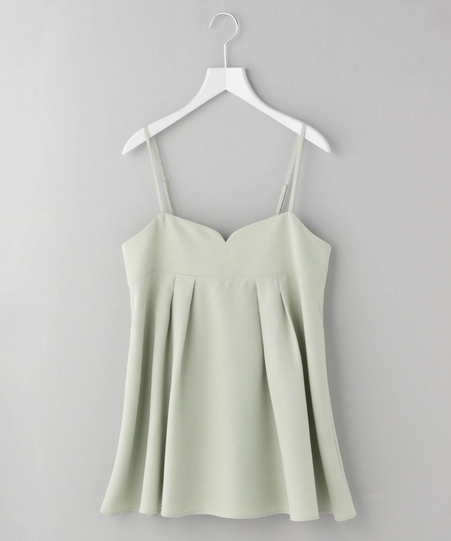 A part by 「リネンライクキャミソール」|キャミソール|ライトグリーン