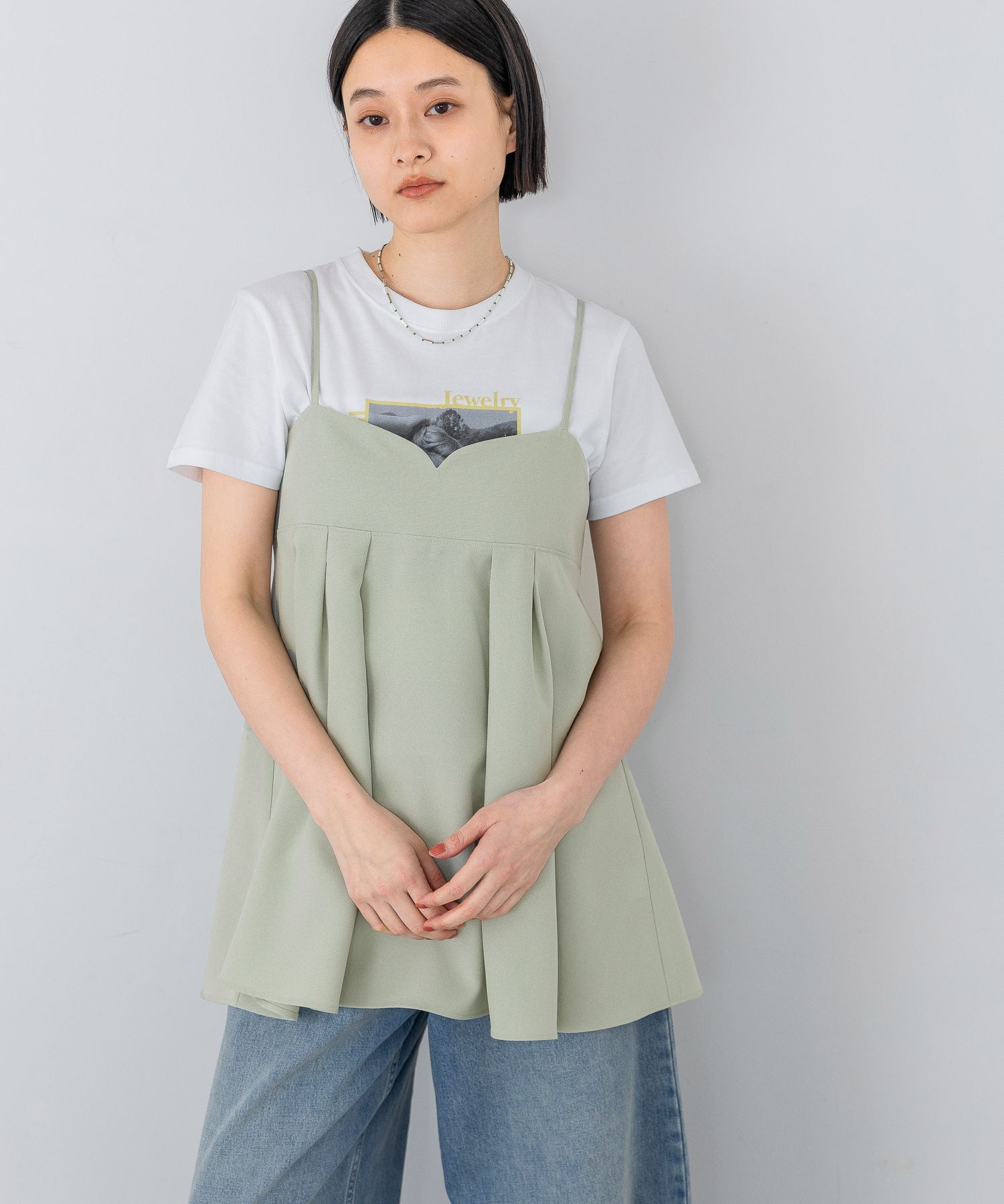 A part by 「リネンライクキャミソール」|キャミソール|