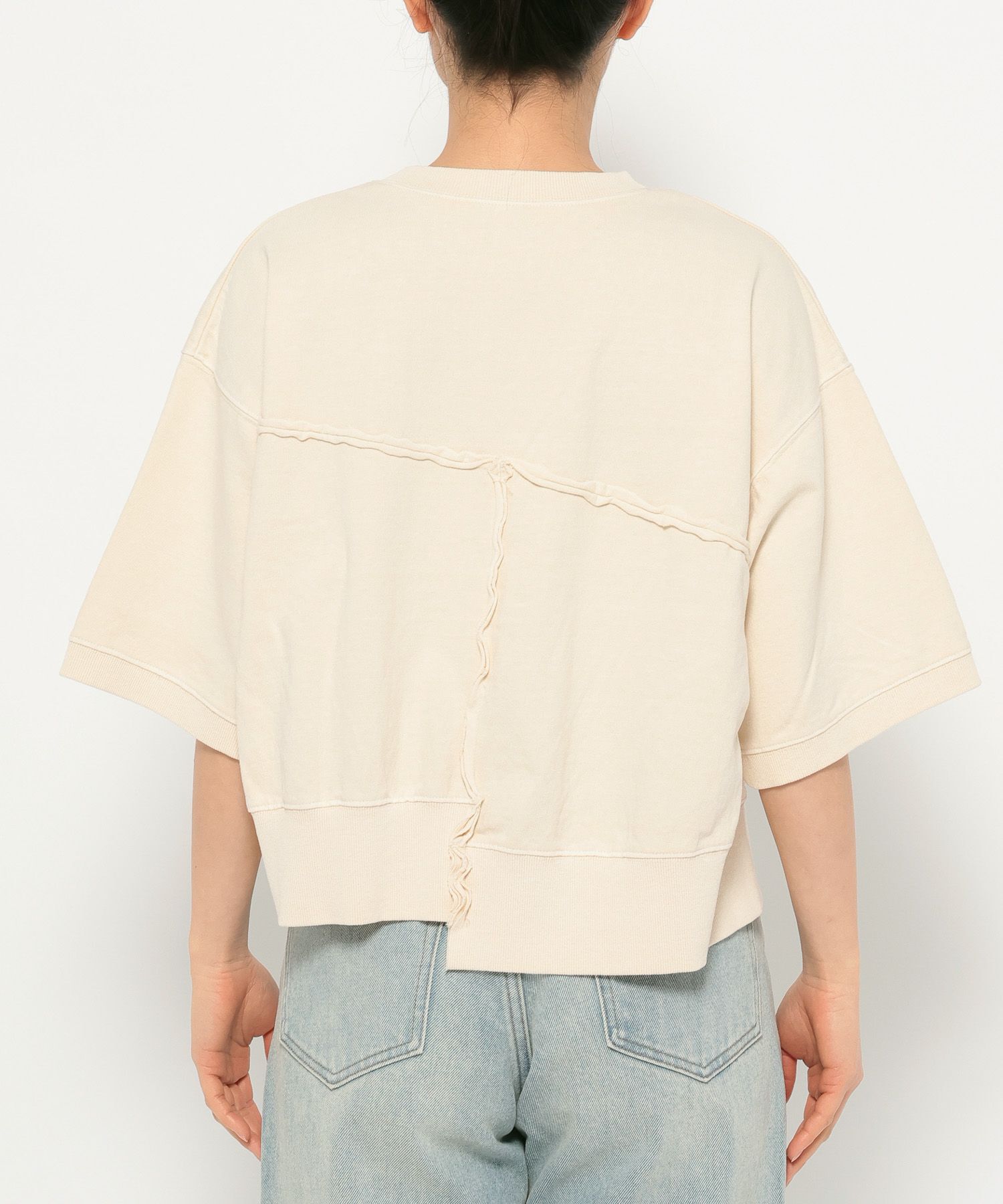 LOWRYS FARM「【選べるSHORT&LONG丈あり】ピグメントリメイク５Ｓ」|Tシャツ・カットソー|