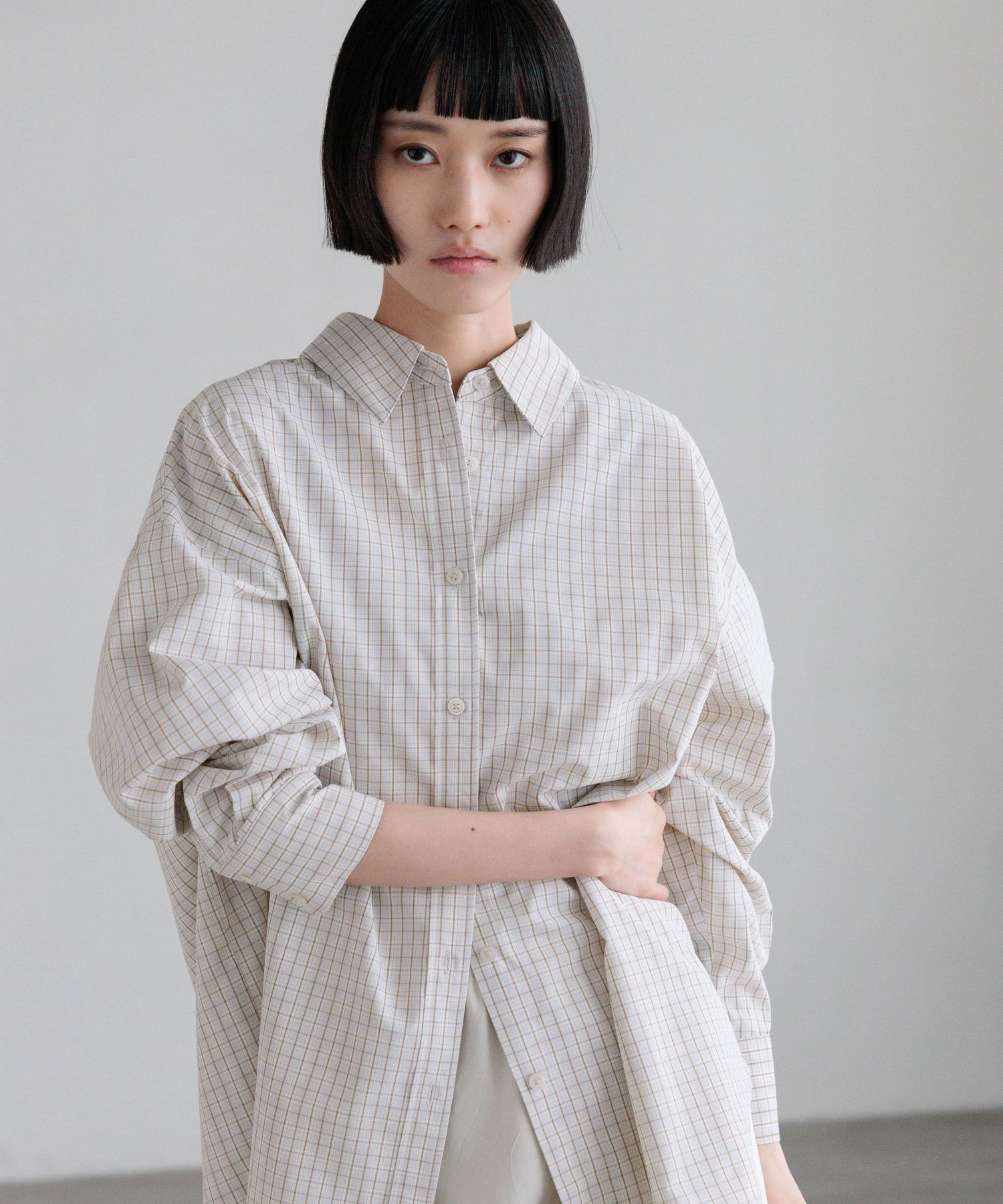 LOWRYS FARM「チェックBIGシャツ」|シャツ・ブラウス|