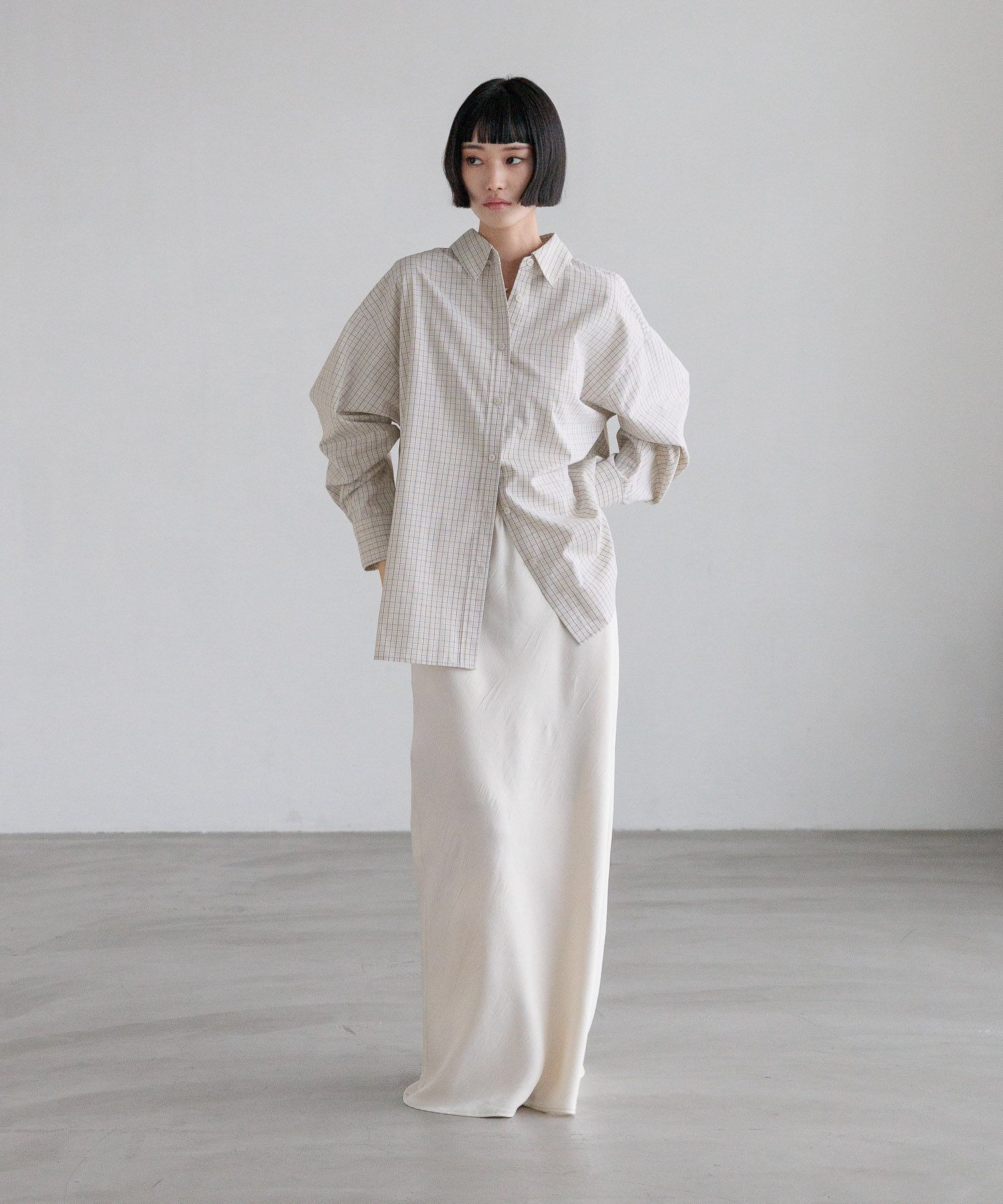 LOWRYS FARM「チェックBIGシャツ」|シャツ・ブラウス|