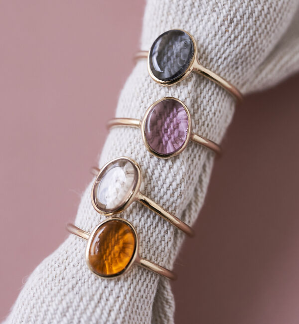 collex「【Elodie Pavie】 Oval Ring PM K24GP 13号」|リング|