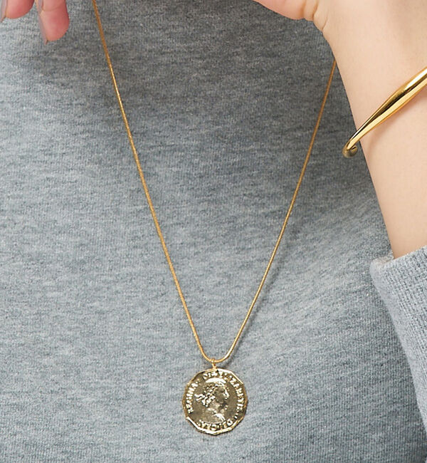 collex「【dignif】【金属アレルギー対応】コインネックレス」|ネックレス|ゴールド
