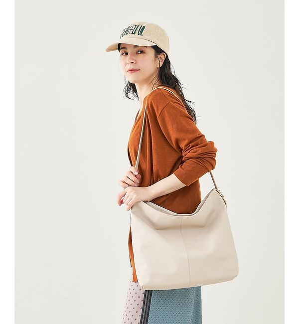 collex「２WAYデザイン ハンドル トートバッグ」|トートバッグ|ライトグレー