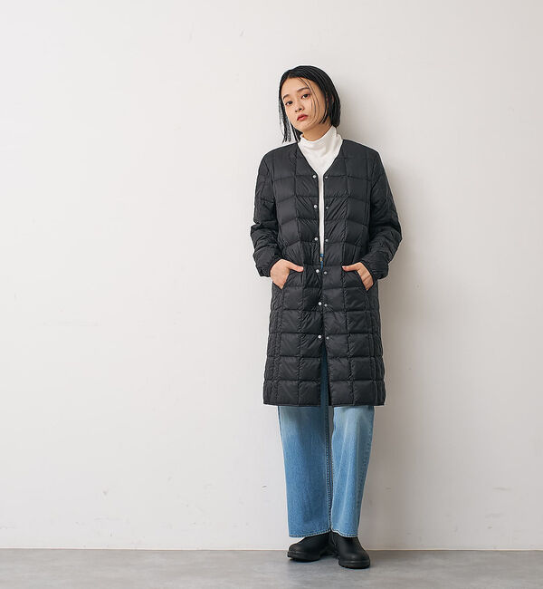 collex「【別注】【TAION】ダウンジャケット付バルカラーコート」|ダウン|