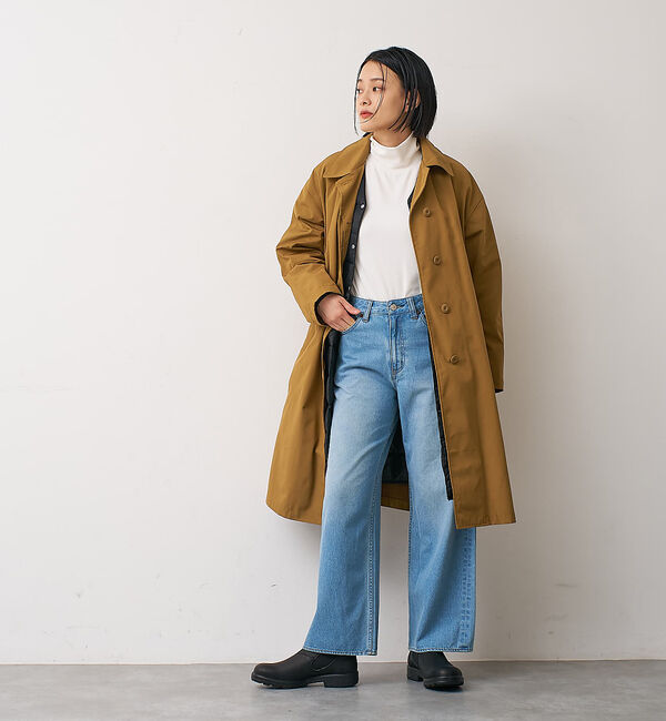 collex「【別注】【TAION】ダウンジャケット付バルカラーコート」|ダウン|