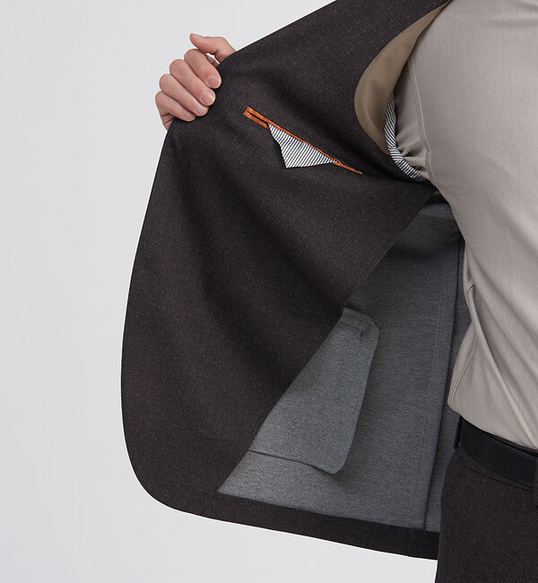 ABAHOUSE「【セットアップ対応】FLEX ストレッチ ポンチ ジャケット」|テーラードジャケット|