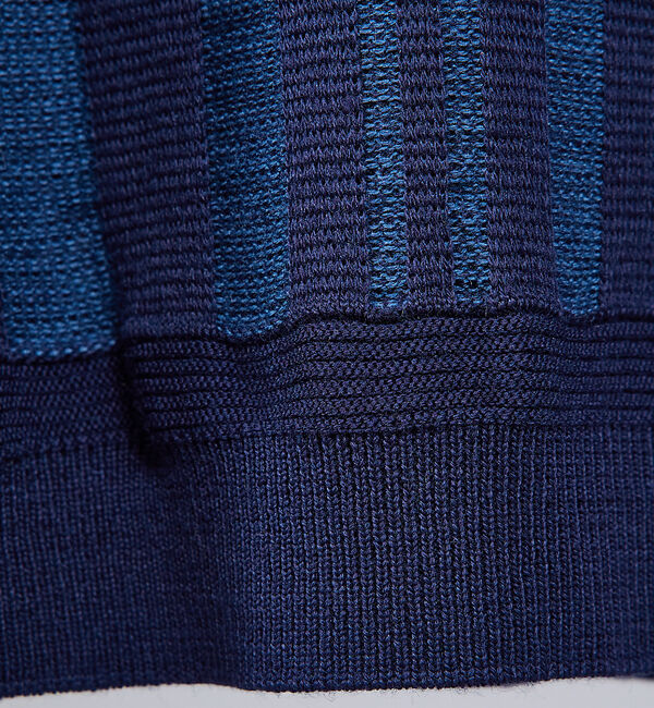 ABAHOUSE「【ウールブレンド】ランダムストライプ ニット」|ニット・セーター|