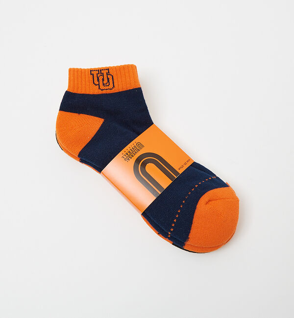 ABAHOUSE「UNIVERSALOVERALL / ユニバーサルオーバーオール【3P】UOロゴ」|ソックス|