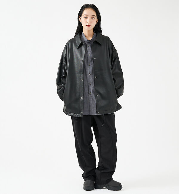 ABAHOUSE「【FORTUNA/フォルトゥナ】ツイルカットソーイージースラックス/スウェットパ」|スラックス|