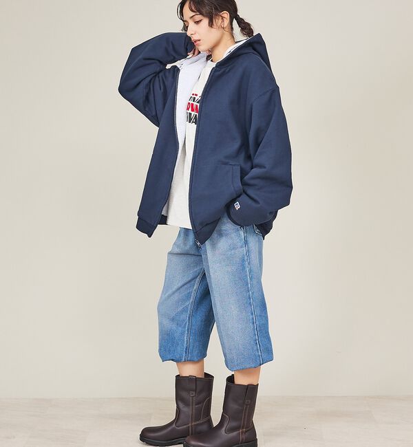 ABAHOUSE「【BerBerjin &times; RUSSELL ATHLETIC  】Pro Cott」|パーカー|