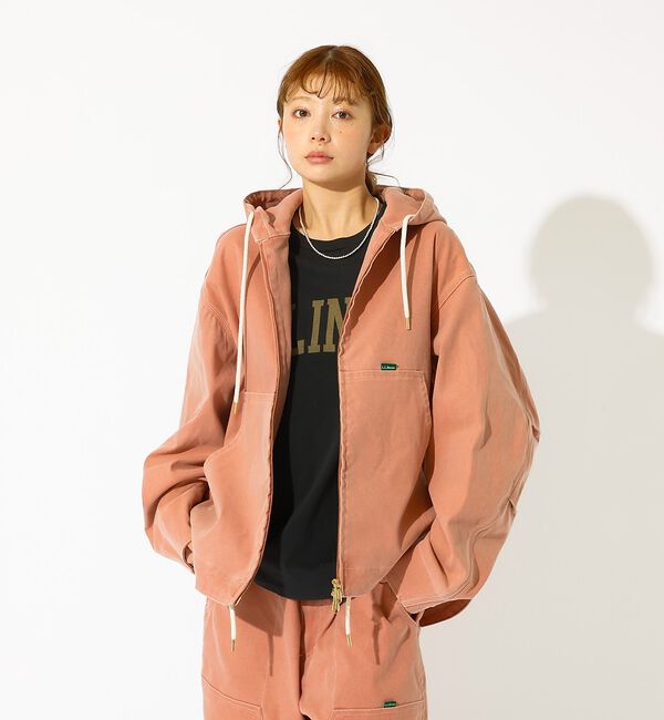 ABAHOUSE「自社限定【L.L.Bean/エルエルビーン】Prospect Harbor Ho」|ブルゾン・スタジャン|ピンク