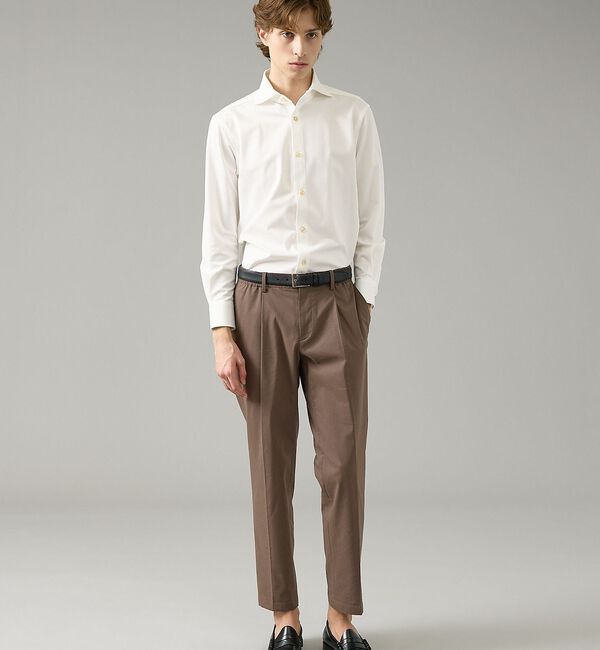 ABAHOUSE「【セットアップ対応】スーパーストレッチ リネンイージースラックス」|スラックス|