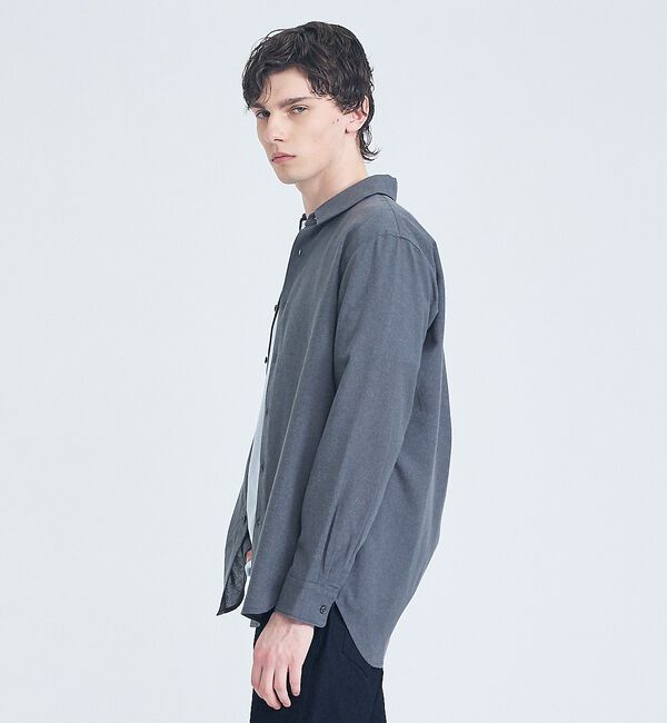 ABAHOUSE「【リネンブレンド】ライトウェイト 長袖シャツ」|シャツ・ブラウス|