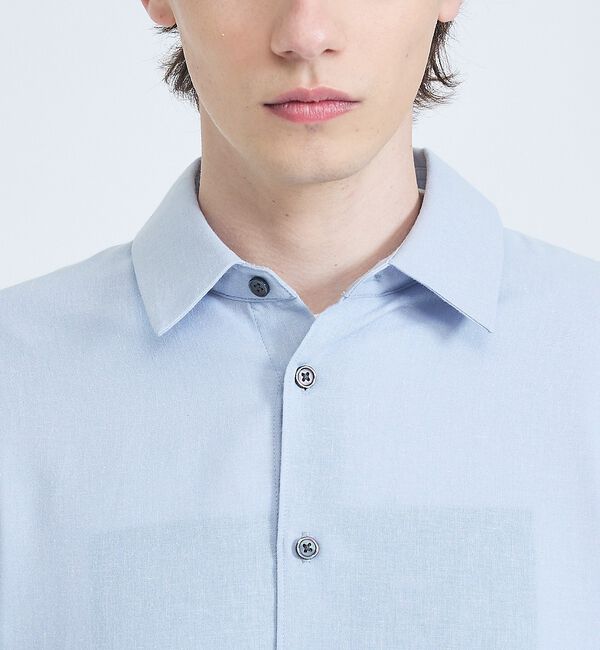 ABAHOUSE「【リネンブレンド】ライトウェイト 長袖シャツ」|シャツ・ブラウス|