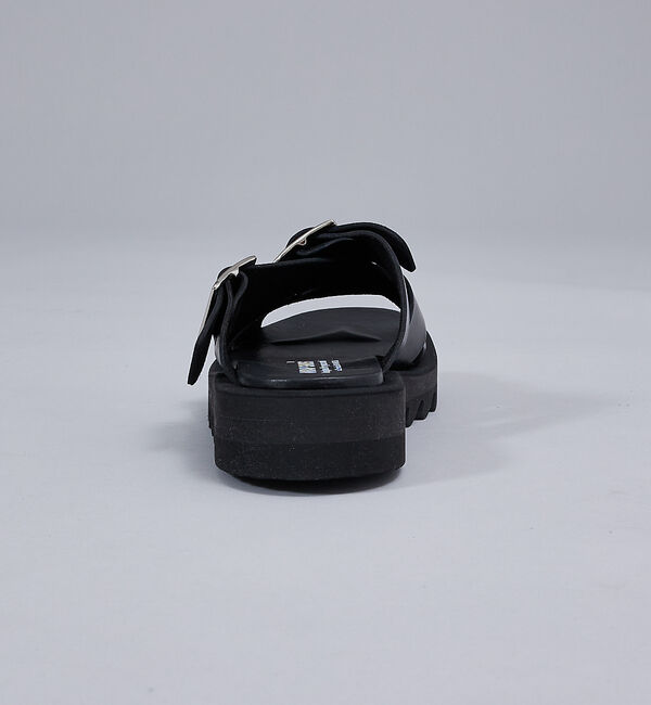 alfredoBANNISTER「【WRAP SHOES】トリプル バックル ボリュームソール スライドサンダル」|サンダル|