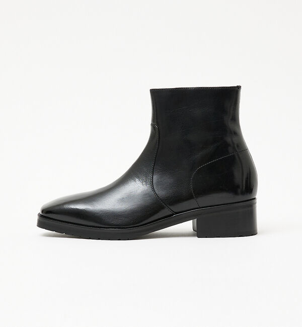 alfredoBANNISTER「スクエア サイドジップ ブーツ」|ショートブーツ|