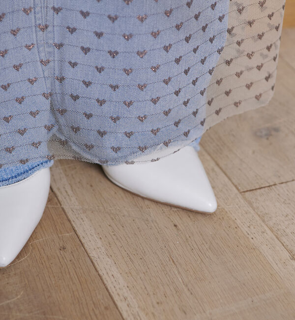 Rouge vif「スター＆ハート柄チュールスカート」|スカート|