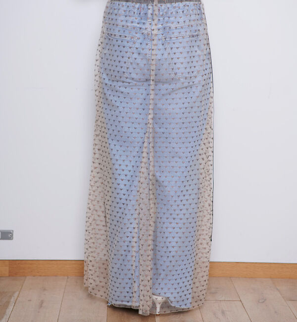 Rouge vif「スター＆ハート柄チュールスカート」|スカート|