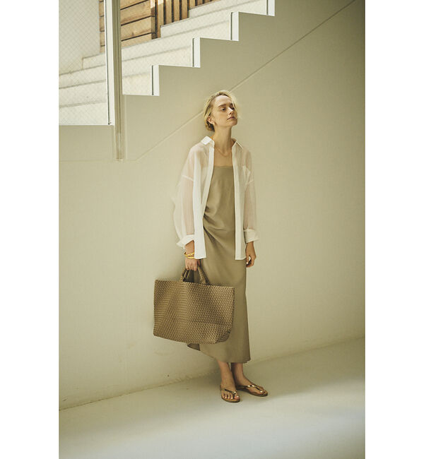 Rouge vif「アシメドレープキャミワンピース」|ワンピース|