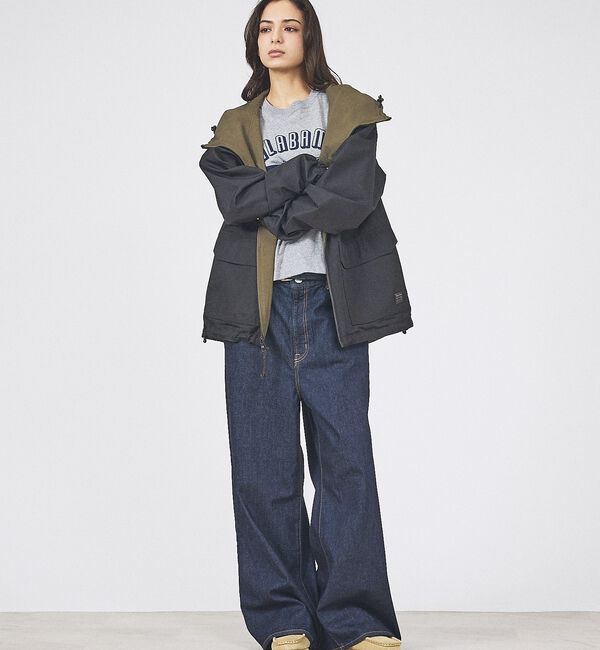 Rouge vif「【TAION/タイオン】リバーシブルジップパーカ / ショートブルゾン / ノン」|ブルゾン・スタジャン|