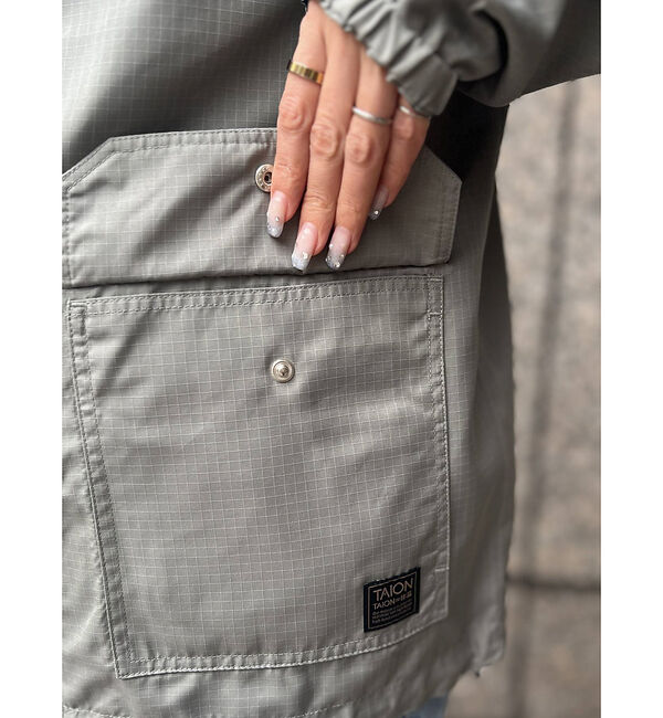 Rouge vif「【TAION/タイオン】リバーシブルジップパーカ / ショートブルゾン / ノン」|ブルゾン・スタジャン|