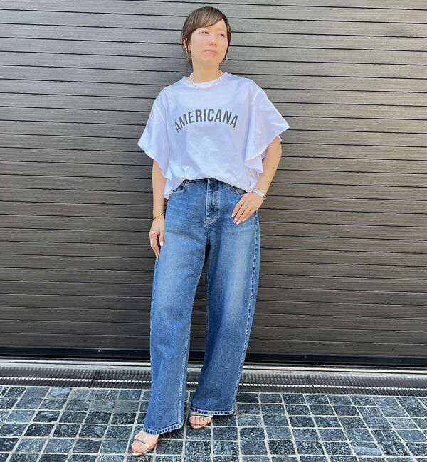 Rouge vif「【AMERICANA&times;MICA＆DEAL/ アメリカーナ&times;マイカ】fill te」|Tシャツ・カットソー|