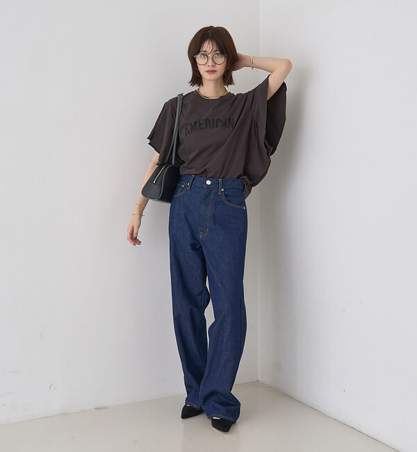 Rouge vif「【AMERICANA&times;MICA＆DEAL/ アメリカーナ&times;マイカ】fill te」|Tシャツ・カットソー|