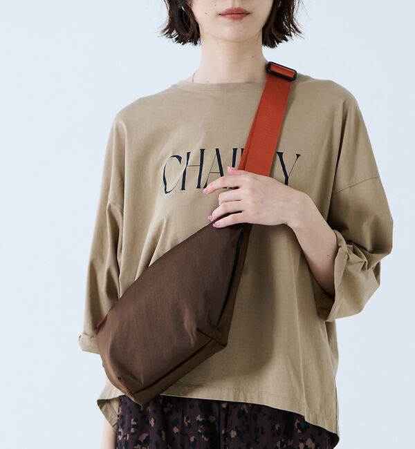 Rouge vif「【SML/エスエムエル】ショルダーバッグS/K905058/シンプル/バッグ/撥」|ショルダー・メッセンジャー|ブラウン