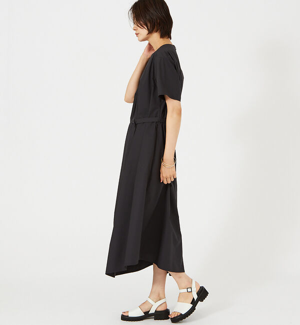 qualite「タイプライタードローワンピース」|ワンピース|