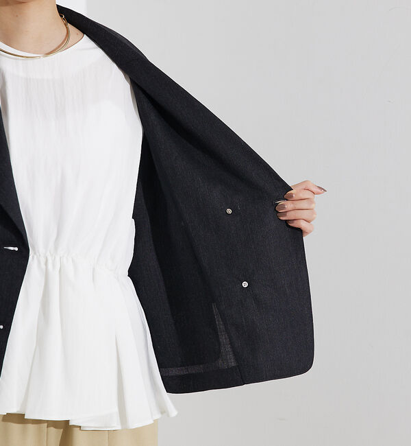 qualite「【セットアップ対応】ミックスカラーラミージャケット」|その他|