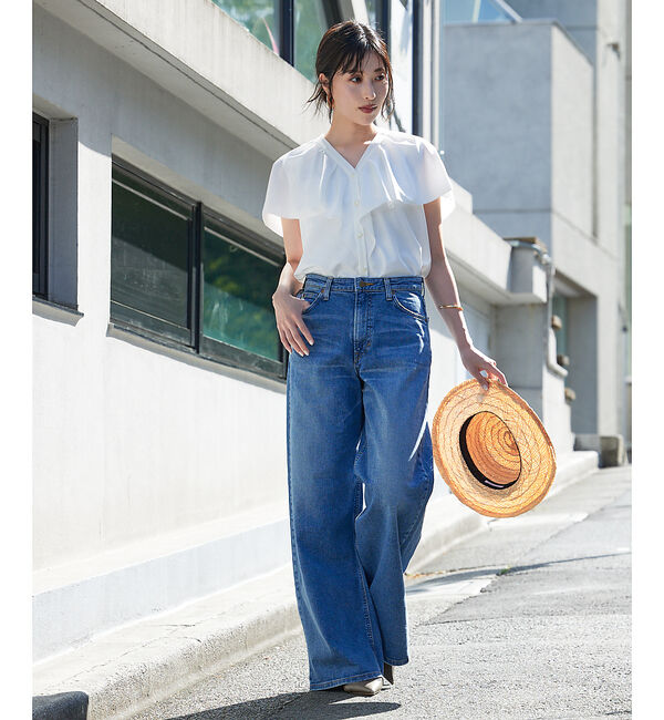 qualite「【Lee】WIDE M.USED/ワイドデニム」|デニム|