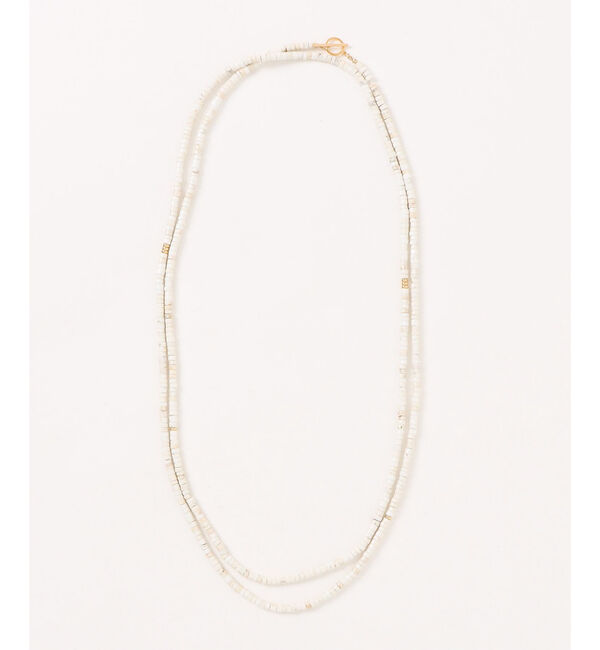 qualite「ストーンロングネックレス」|ネックレス|