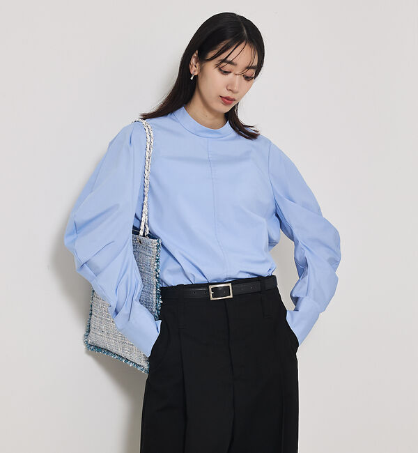 qualite「カービースリーブブラウス」|シャツ・ブラウス|