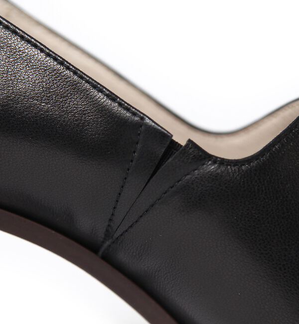 AU BANNISTER「スクエアトゥ 甲深パンプス」|パンプス|