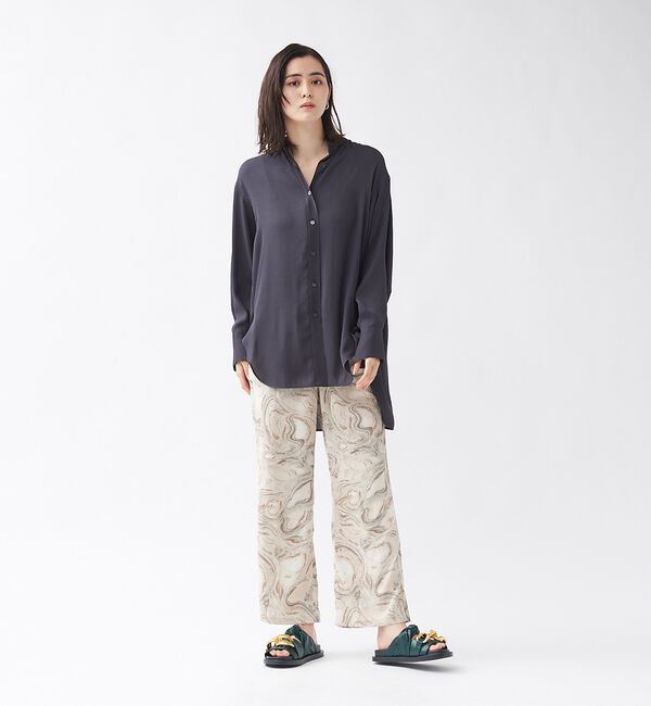 AU BANNISTER「ビッグチェーンモチーフ フットベッドサンダル」|サンダル|