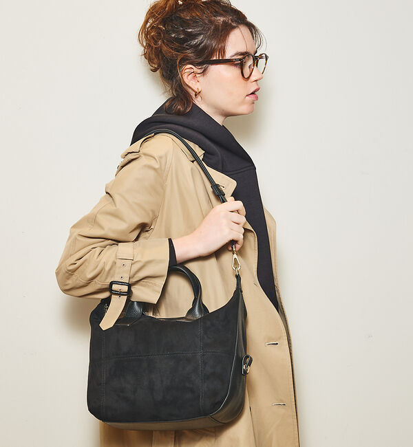 LOWELL things「Velu / 2WAYスエードボストンバッグ」|ボストンバッグ|