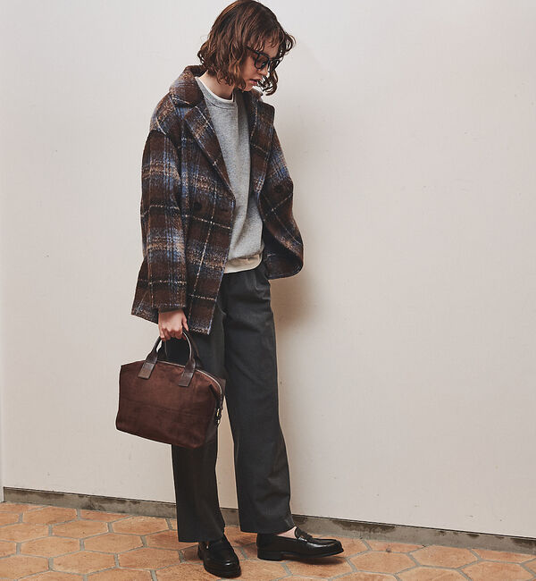 LOWELL things「Velu / 2WAYスエードボストンバッグ」|ボストンバッグ|