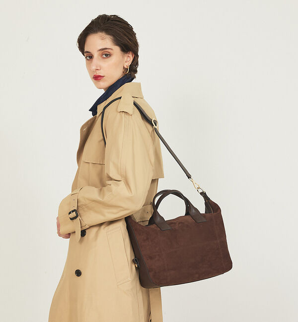 LOWELL things「Velu / 2WAYスエードボストンバッグ」|ボストンバッグ|