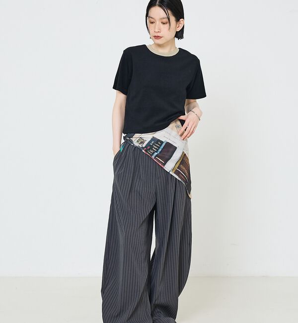 NOMINE「パイル 半袖 Tシャツ」|Tシャツ・カットソー|