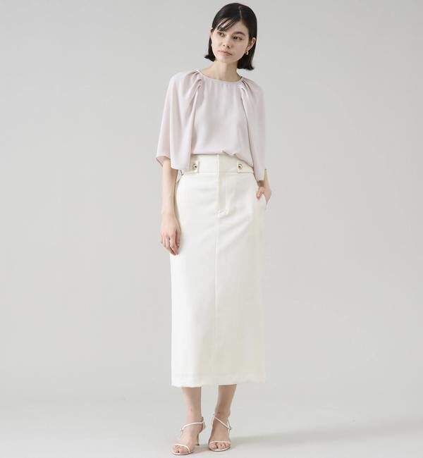 TIARA「ベルスリーブ 2WAYブラウス」|シャツ・ブラウス|