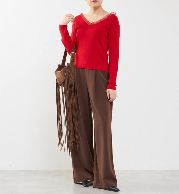 Soffitto「ALLゴムストレッチリラックスパンツ」|その他|ブラウン